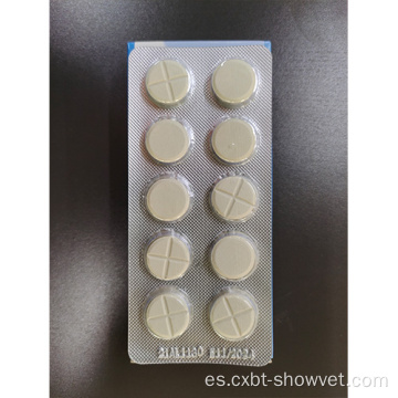 200 mg de fenbendazol+50mg de tabletas Praziquantel